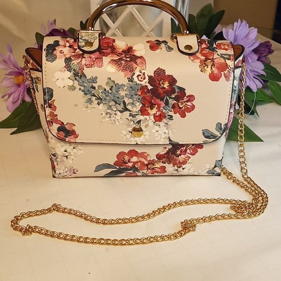 Hand Bag for Women Beautiful Flora Color Small - Picture 2 of 8